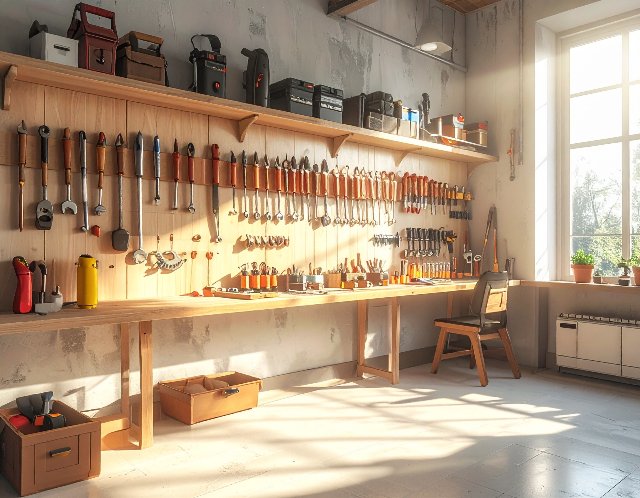 Every tool has exactly one place — and hangs there exactly once