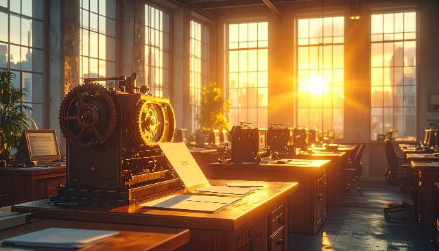 The early shift lays the table: at login the letterhead is already there