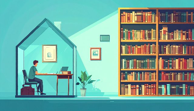 The intercom: the writing surface asks for every image, the library hands it over
